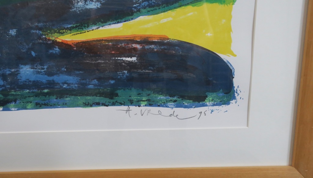 Anton Vrede: Litho, Good-grief - Ingelijst (Groot) kopen? Bied vanaf 50!