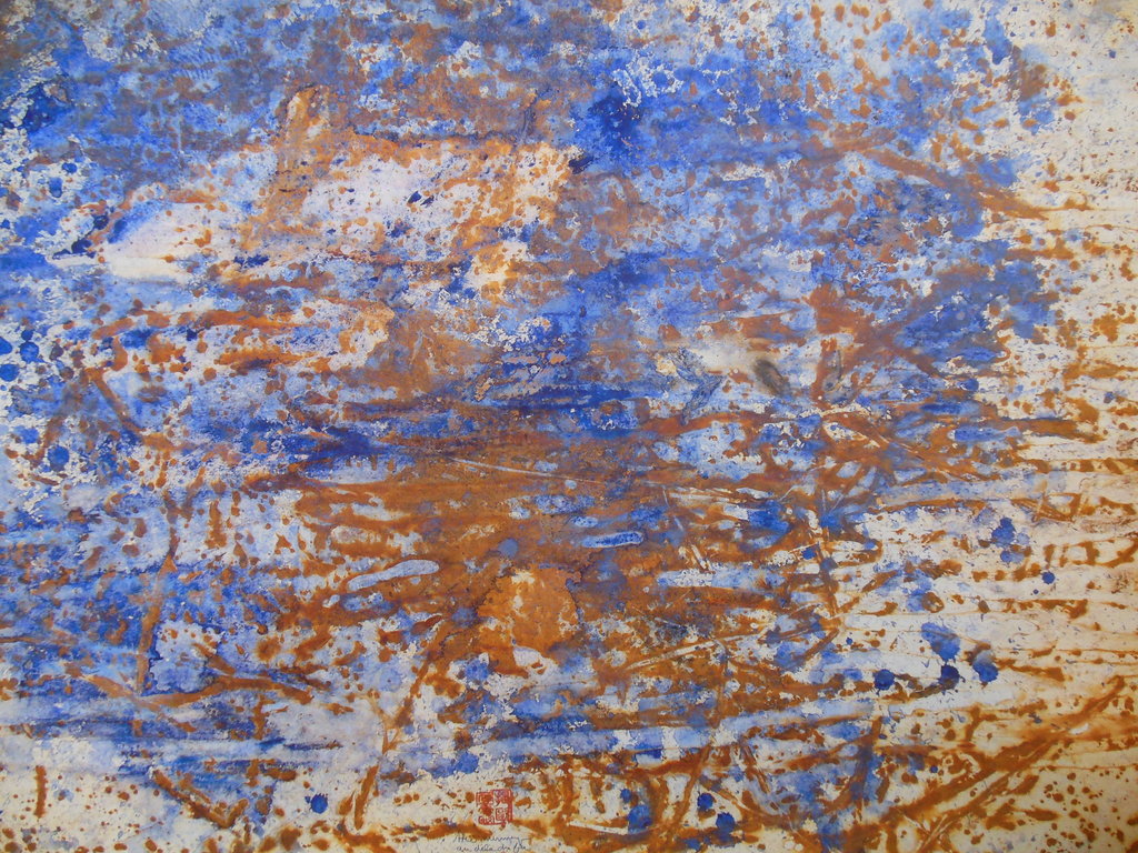 Theo Niermeijer: Ferro-print (unica), Au déla du fer verkocht voor € 50!