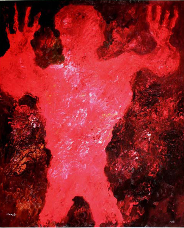 Armando -Gestalt- Zeldzame gesigneerde giclee op doek. Oplage 21/33. 2013, GROOT kopen? Bied vanaf 350!