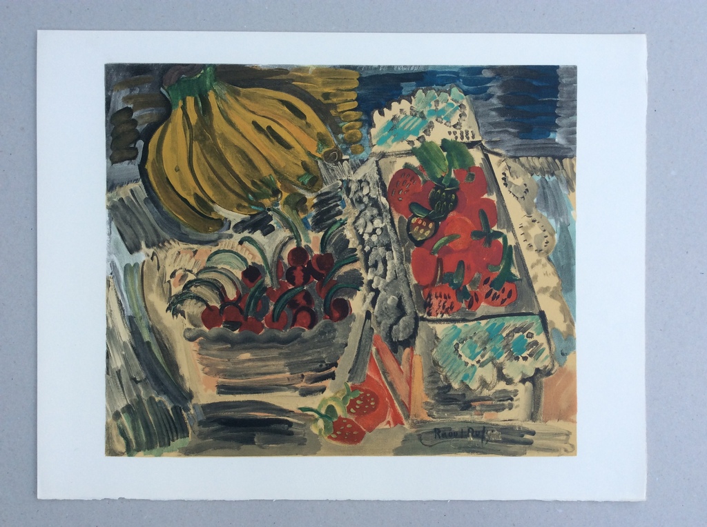 Raoul Dufy, Nature Morte au Fruits,  1973 lithografie Mourlot kopen? Bied vanaf 95!