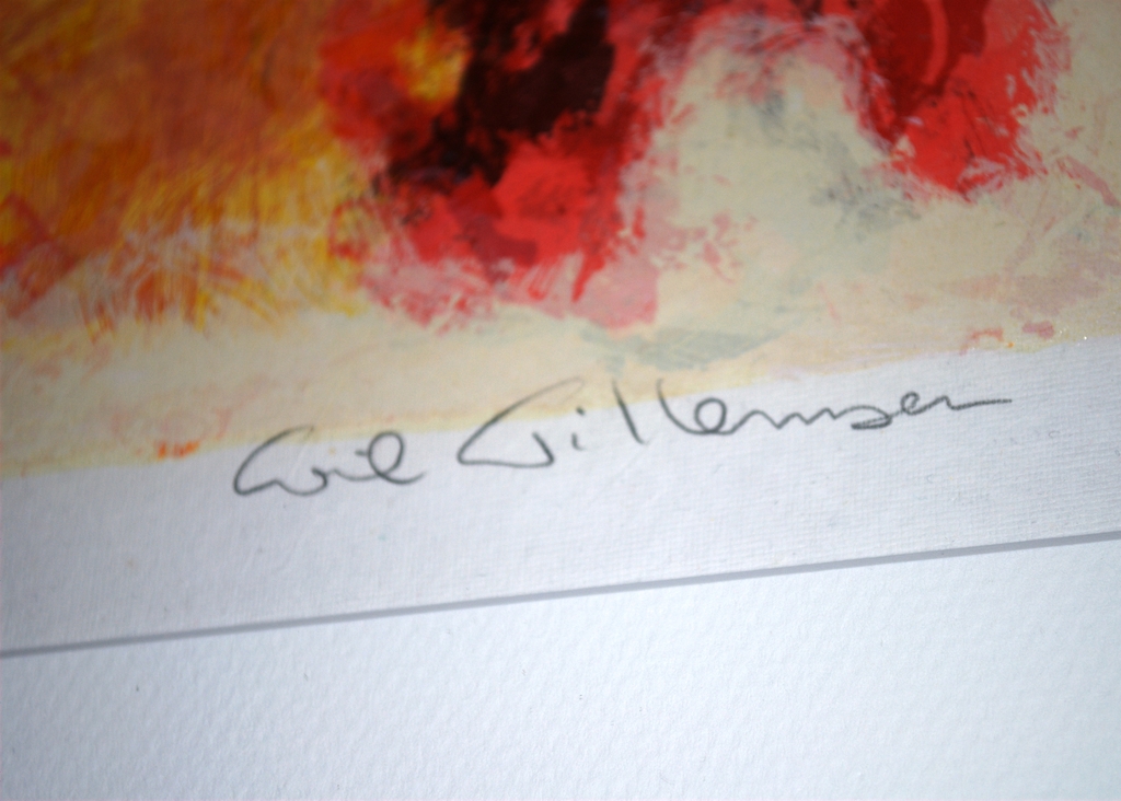 Perfect ingelijste zeefdruk IN NIEUWSTAAT kopen? Bied vanaf 35!