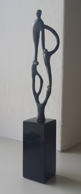 Ammerlaan, brons, 4 mensfiguren kopen? Bied vanaf 30!