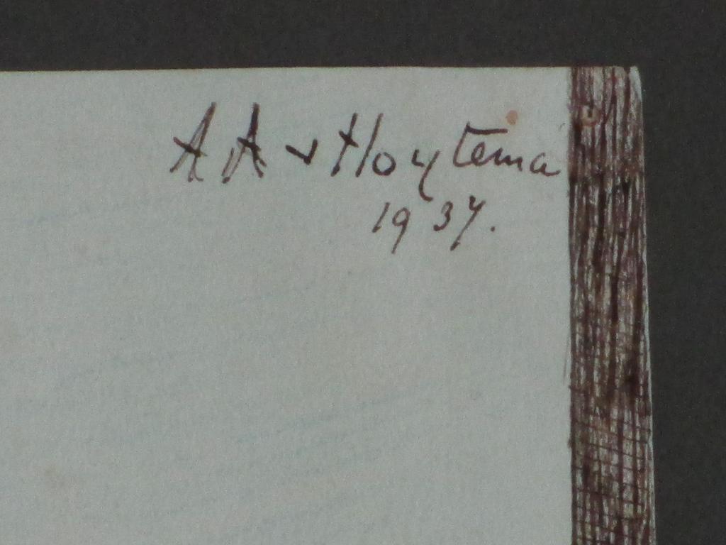 Antoinette van Hoytema, Bosgezicht, Pentekening 1937 kopen? Bied vanaf 80!