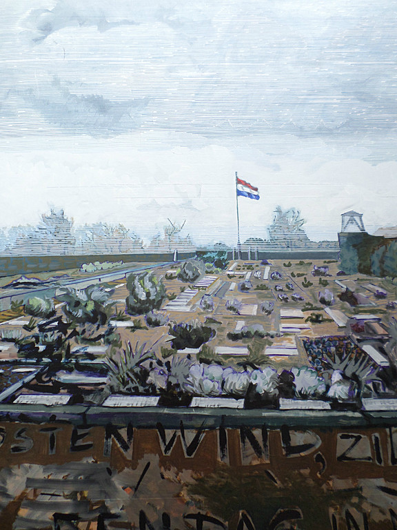 Frank Ruijter - Een dag in Mei, olieverf op paneel (zeer groot) kopen? Bied vanaf 125!