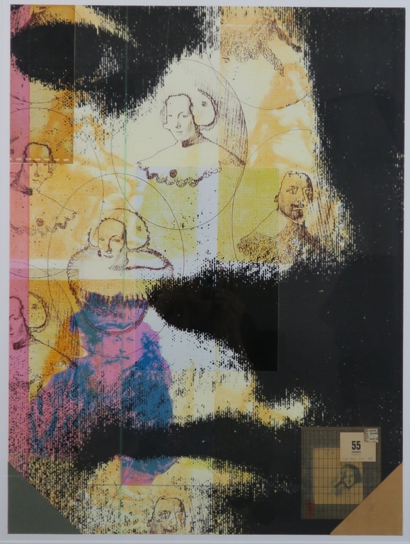 Harald Vlugt: Zeefdruk en collage, Spring - Ingelijst (Groot) kopen? Bied vanaf 50!