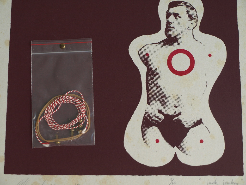 Onduidelijke signatuur :  Zeefdruk ,  Jack Jerkey – 1991 - oplage 30 ex.  kopen? Bied vanaf 1!