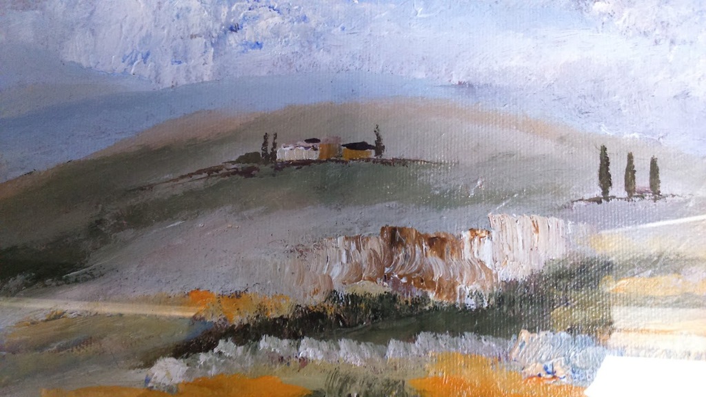 Jan Reudink, acryl, Toscaanse impressies kopen? Bied vanaf 50!