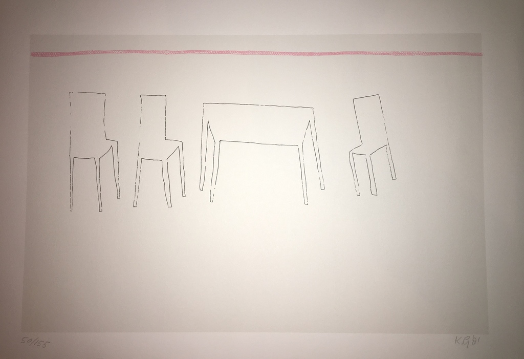 Klaas Gubbels, gesigneerde zeefdruk verkocht voor € 225!