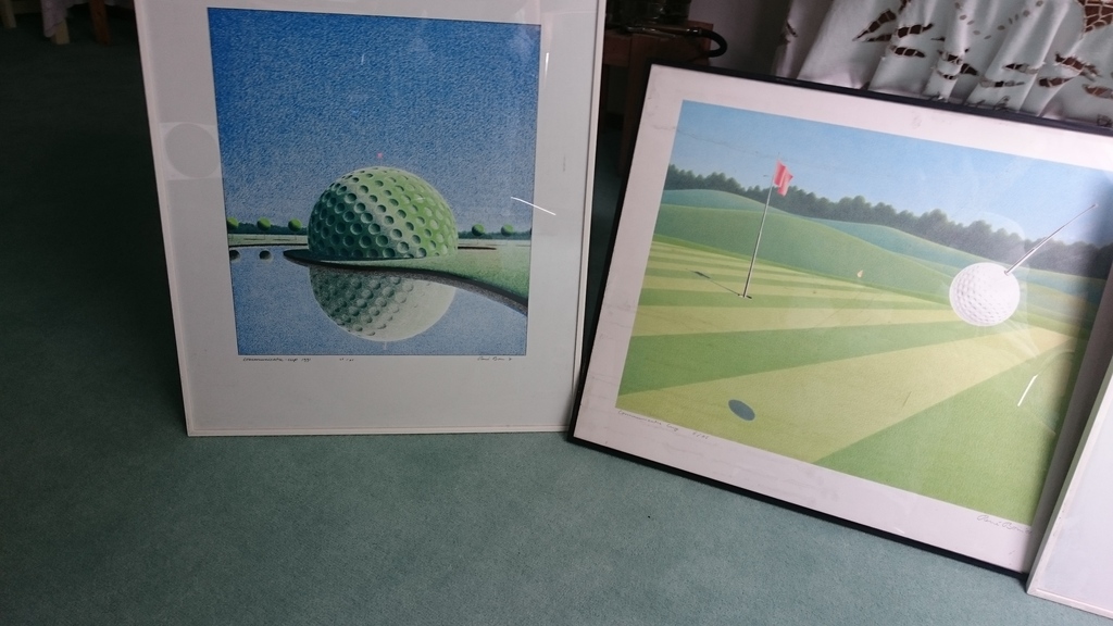 Golf tekeningen van René Boin kopen? Bied vanaf 1!