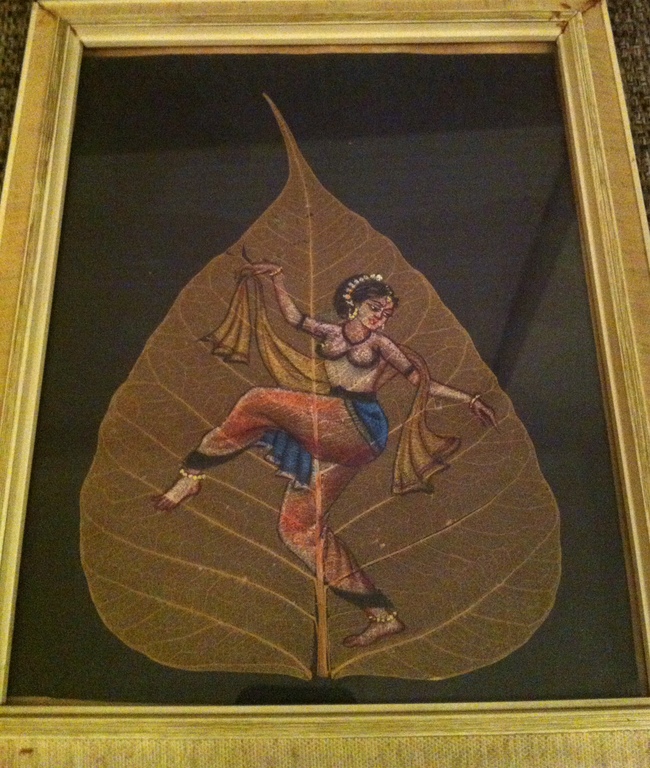 Prachtige bladschildering / India ca 1950 kopen? Bied vanaf 1!