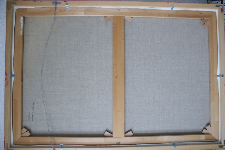 Eric Pool (Amsterdam, 1937-2012) acryl op doek, Groot doek  kopen? Bied vanaf 175!