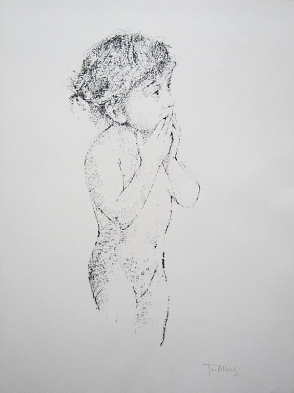 Ton Albers - litho - "Daniëlle"  kopen? Bied vanaf 1!