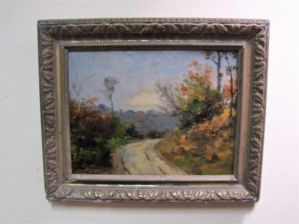 Frans? 1921 gesigneerd "le Prince" impressionistisch olieverf "herfstlandschap"  kopen? Bied vanaf 1!