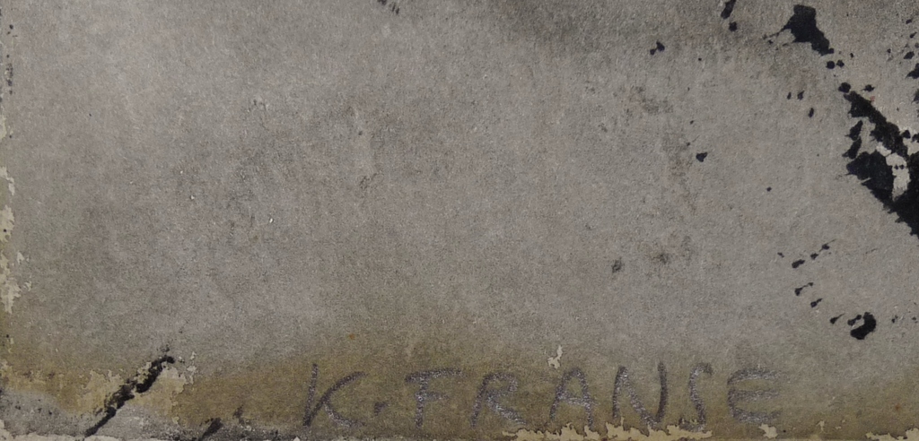 Kees Franse, Aquarel, Gesigneerd. kopen? Bied vanaf 125!