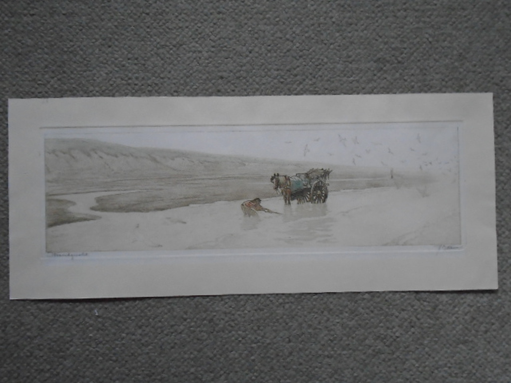 Tjeerd Bottema - kleurenets - Strandgezicht kopen? Bied vanaf 135!