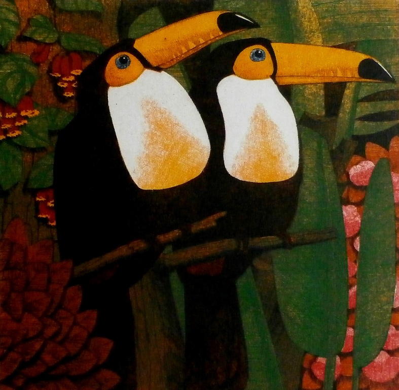Frans Wesselman - ets: Toucans kopen? Bied vanaf 40!