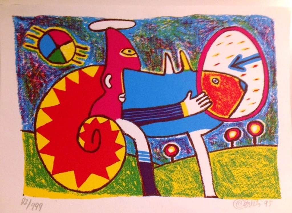 eigen huis zeefdruk clemens briels verkocht voor € 45!