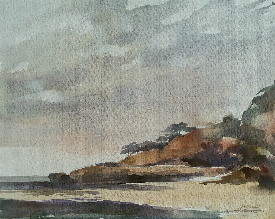 Hen Euverman - Portugal, aquarel kopen? Bied vanaf 50!