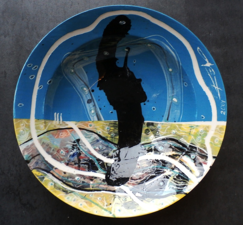 Kantcho Kanev - Keramieke kom - 2001 verkocht voor € 55!