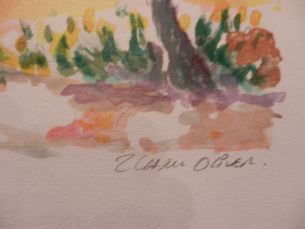 OLIVIER ZLATKU  Zeefdruk  TOSCAANS LANDSCHAP kopen? Bied vanaf 1!