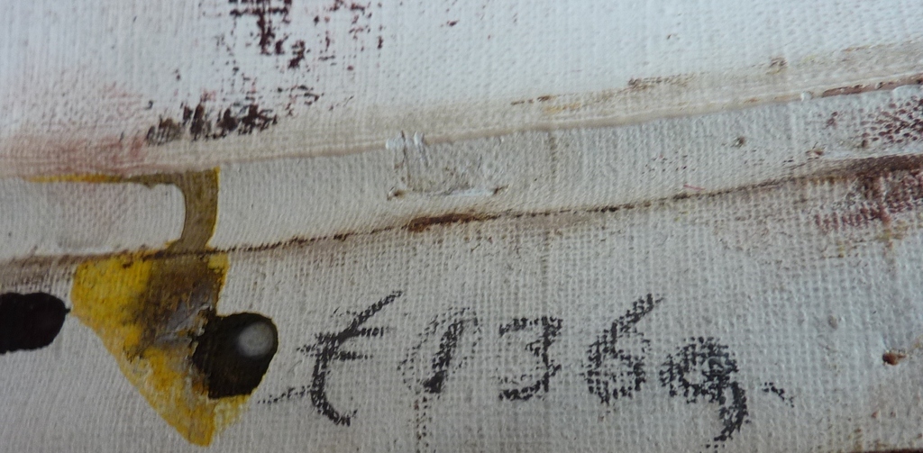 ANTON HEYBOER - Groot verf op doek schilderij "Ik Geloof" kopen? Bied vanaf 250!