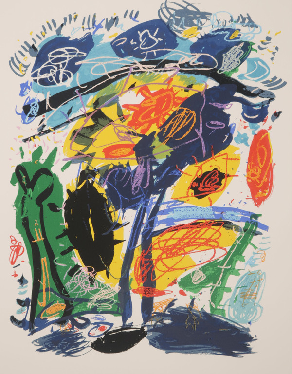 Kees Salentijn: Zeefdruk, Hommage a Van Gogh IV kopen? Bied vanaf 35!