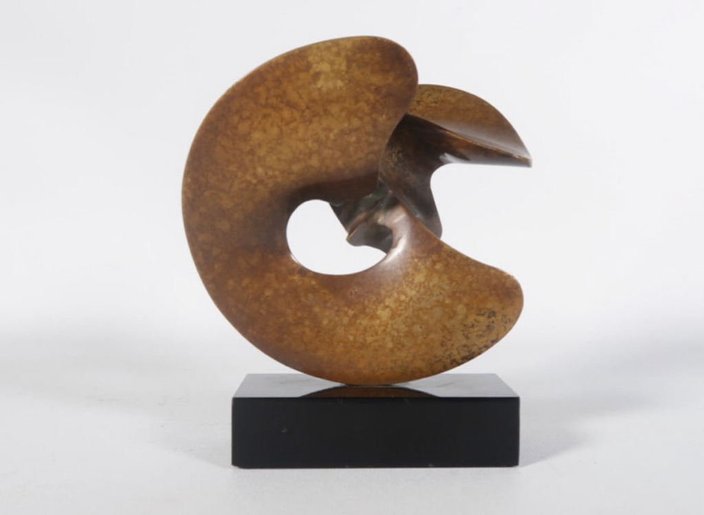 Jan Verschoor: Brons, Abstracte compositie verkocht voor € 600!