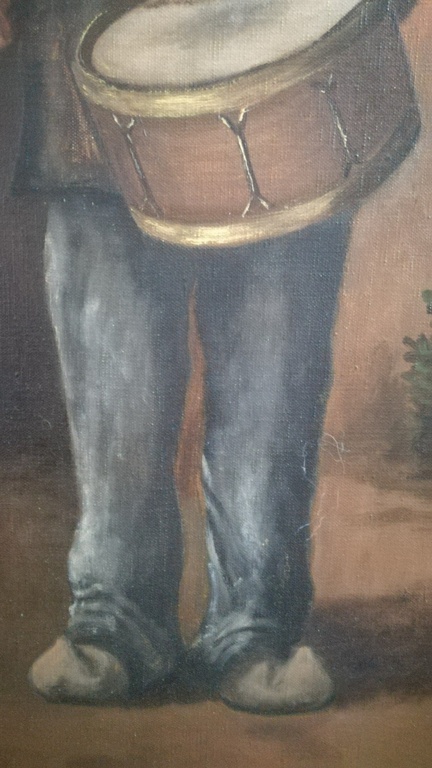 Onbekend kunstenaar, Olieverf op doek, De trommelaar kopen? Bied vanaf 1!