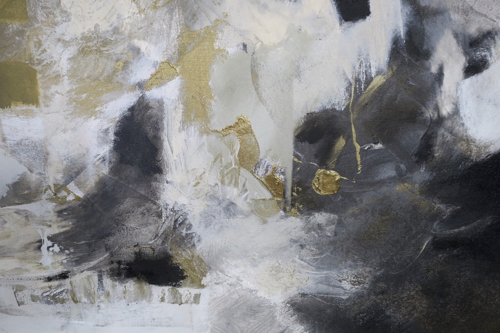 Michael Lasoff: Olieverf op doek, Volcanic Heaven - Ingelijst (Zeer groot!) kopen? Bied vanaf 850!