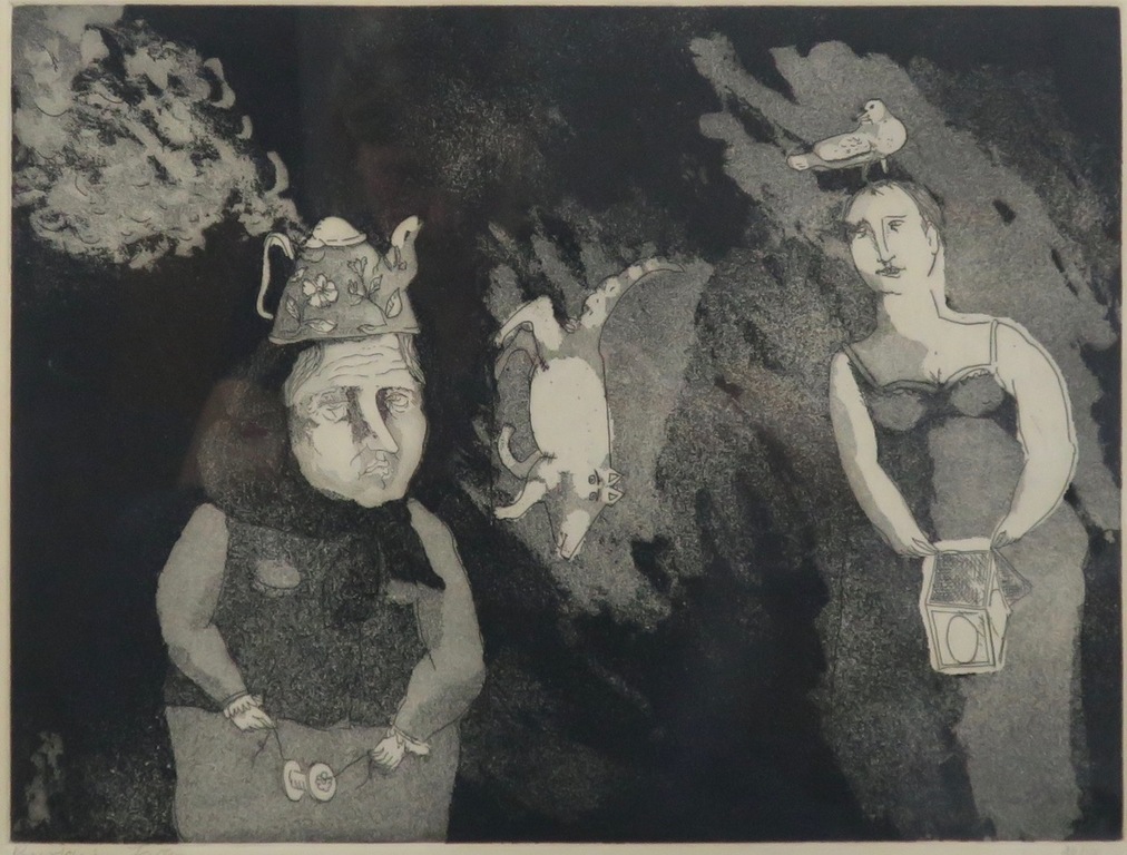 Benjamin Levy: Ets, The meeting - Ingelijst kopen? Bied vanaf 60!