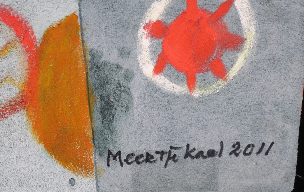 Meertje Kaal: Gemengde techniek, De tijd stond stil - Ingelijst kopen? Bied vanaf 1!