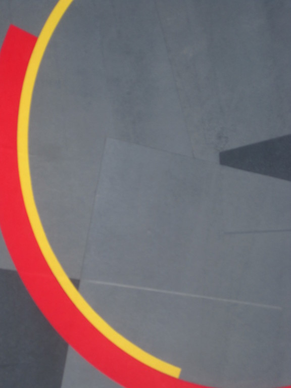 Frits Vanen (1933-) GROTE collage "verdeling v/e cirkel mbv gulden snede"  kopen? Bied vanaf 1!