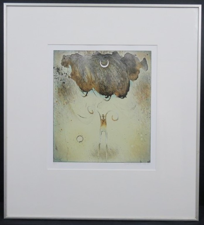 Jurjen Ravenhorst: Litho, De dichter - Ingelijst kopen? Bied vanaf 50!