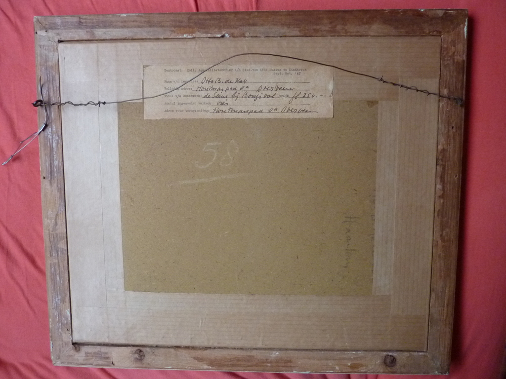 Otto B. de Kat aquarel "De Seine Bij Bougival" 1947 kopen? Bied vanaf 1100!