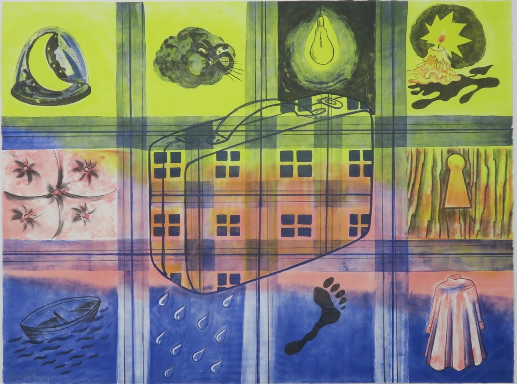 Mareike Geys: Litho, Reiziger safe from oblivion - Ingelijst kopen? Bied vanaf 1!