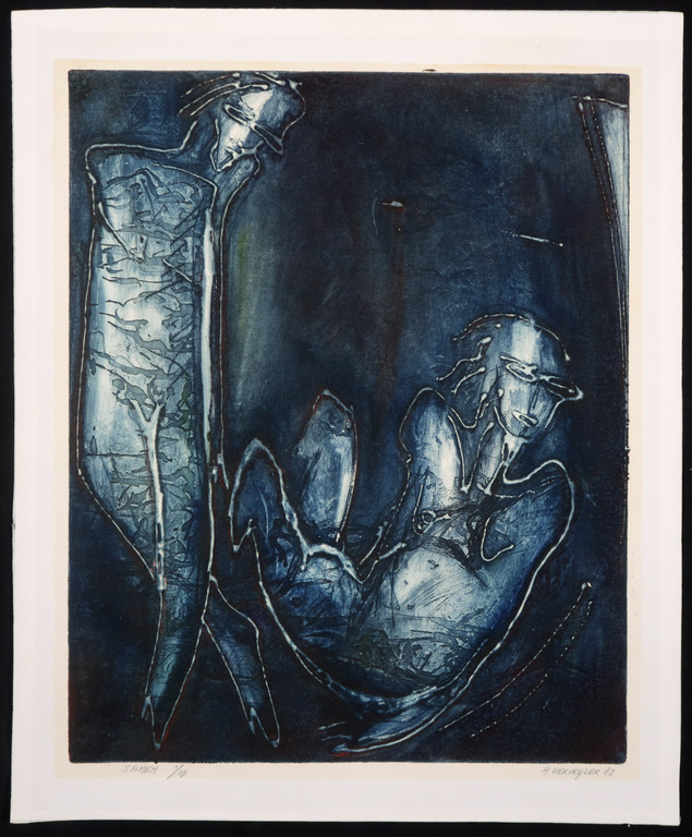 Henk Vierveijzer: Aquatint, Samen kopen? Bied vanaf 35!