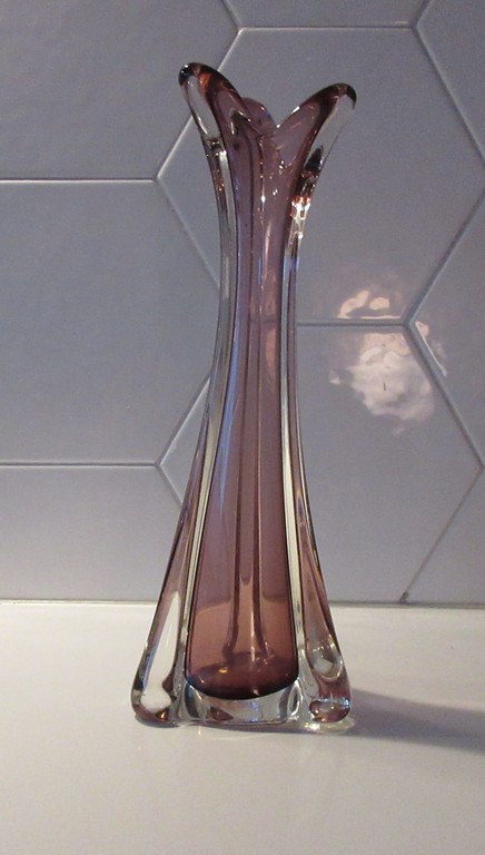 Murano - Paarse vrijgevormde vaas kopen? Bied vanaf 25!
