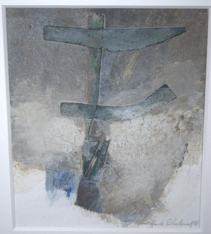 materiekunst: Henk Erkelens, 1988 verkocht voor € 70!