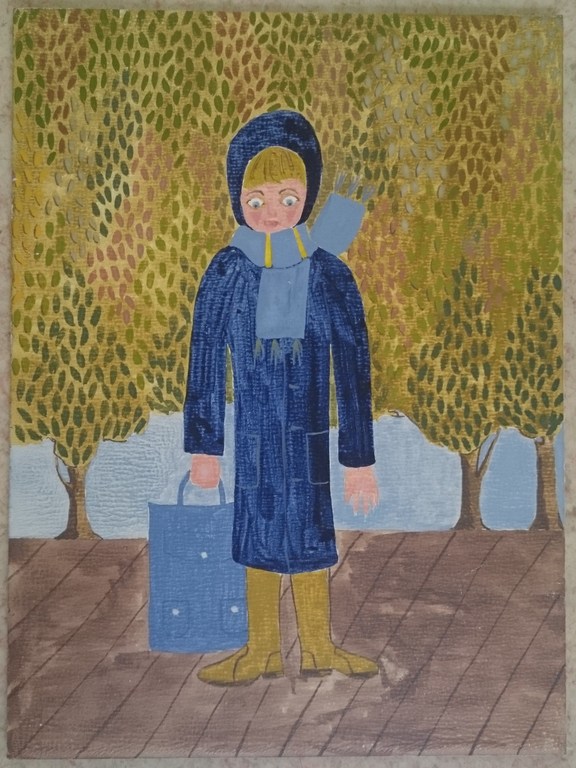 Lot van 3 naïeve acrylverven op schildersboard van onbekende kunstenaar kopen? Bied vanaf 1!