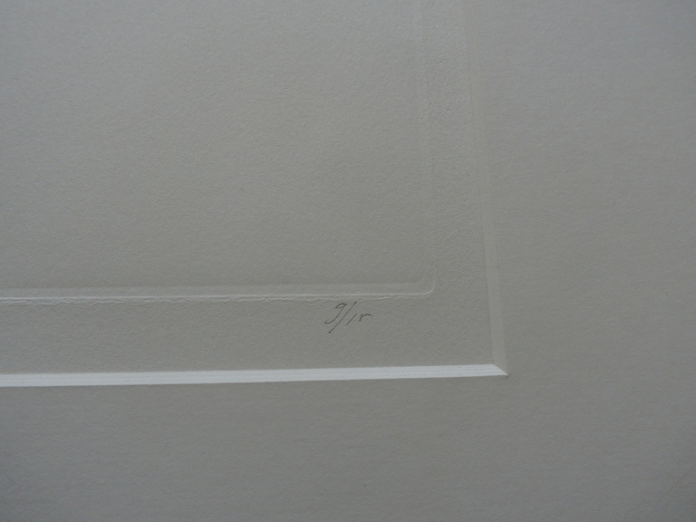 Ko Oosterkerk - ets: Drie driehoeken in rood  - 1978 kopen? Bied vanaf 75!