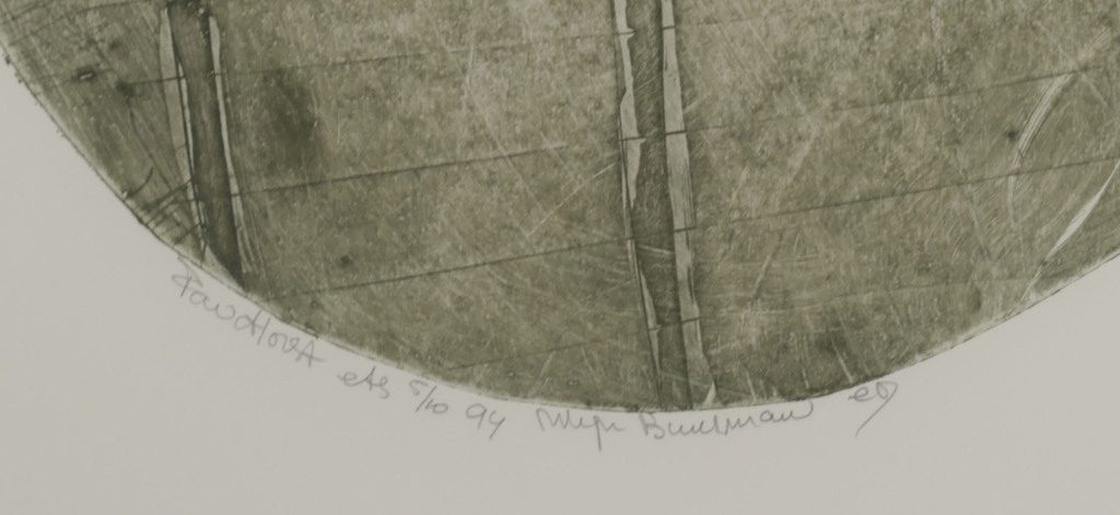 Frits van der Horst: Ets, Mijn buurman - Ingelijst kopen? Bied vanaf 1!