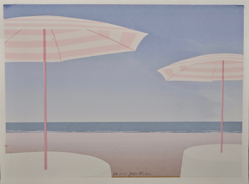 Jurjen Fontein: Zeefdruk, Zonder titel verkocht voor € 35!