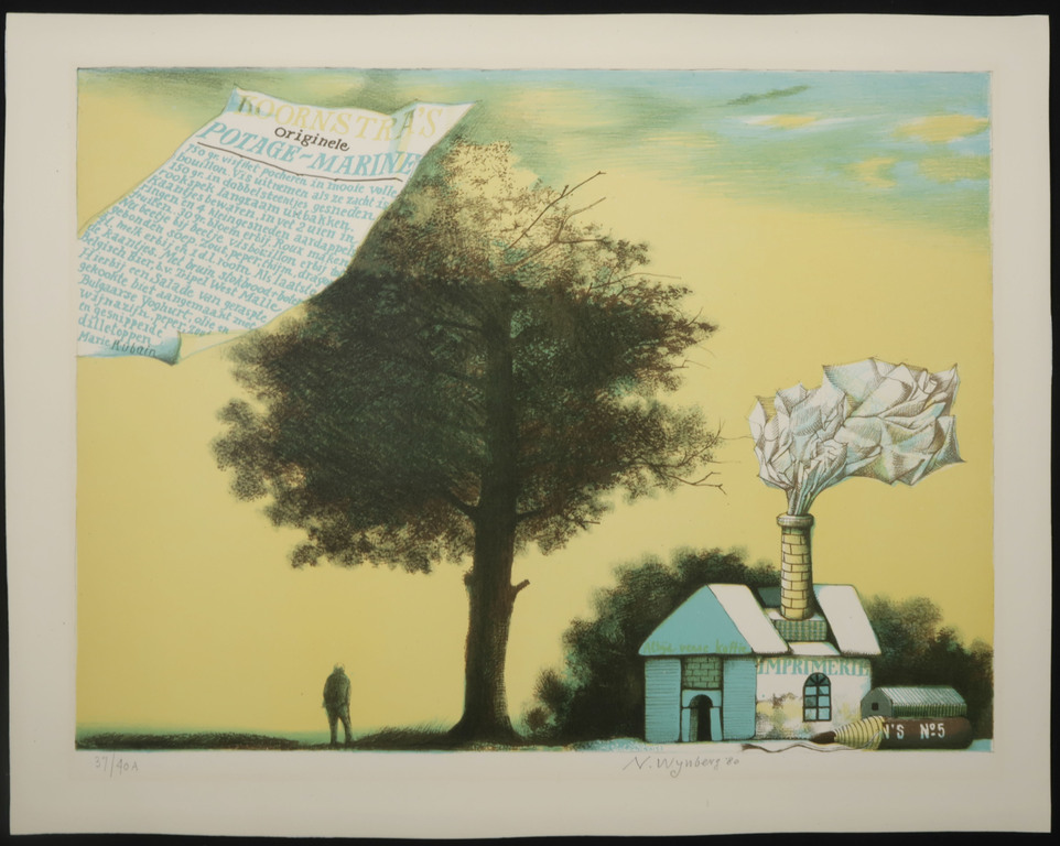 Nicolaas Wijnberg: Litho, Hommage aan Metten Koornstra kopen? Bied vanaf 35!