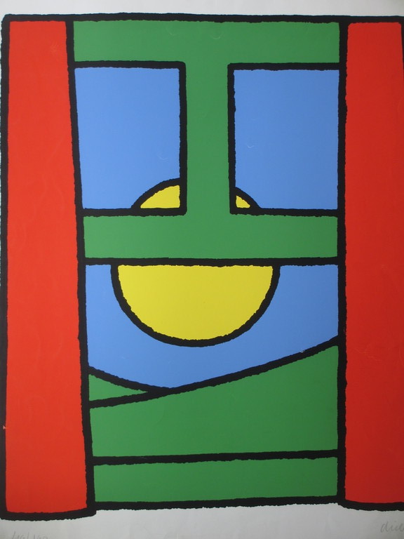 Dick Bruna (1927-2017), Naar buiten, Kleurenzeefdruk kopen? Bied vanaf 300!