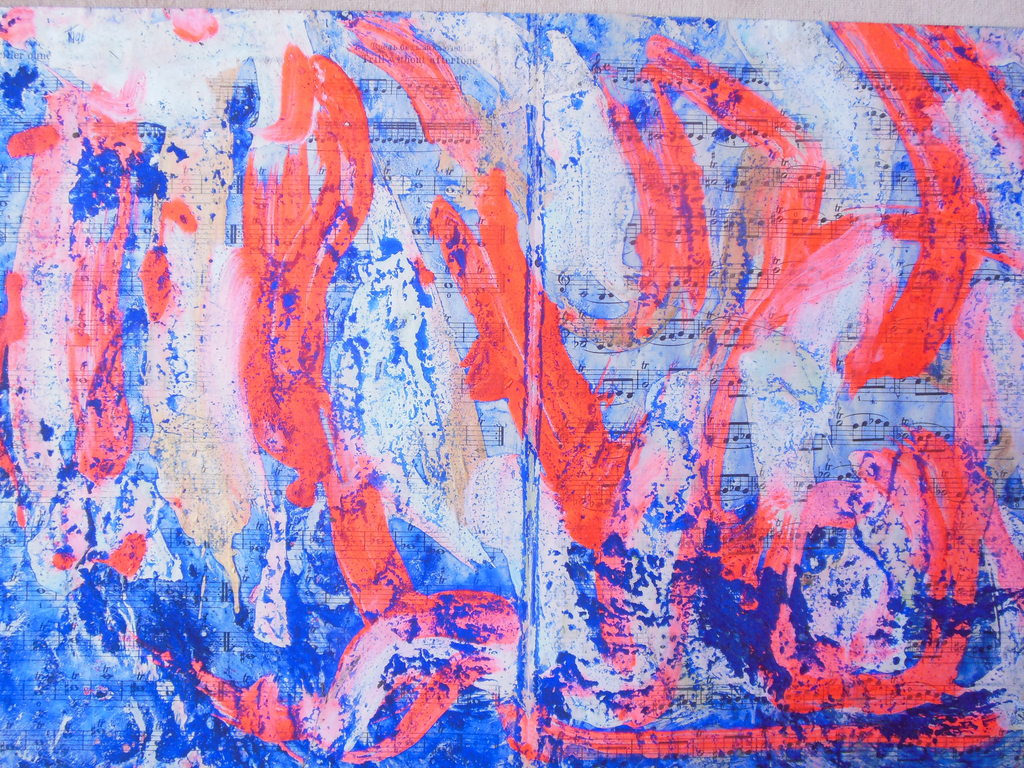 Theo Niermeijer; Gemengde techniek, Abstract kopen? Bied vanaf 30!