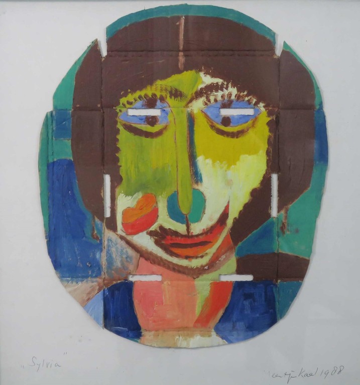 Meertje Kaal: Acryl op karton, Sylvia - Ingelijst kopen? Bied vanaf 1!