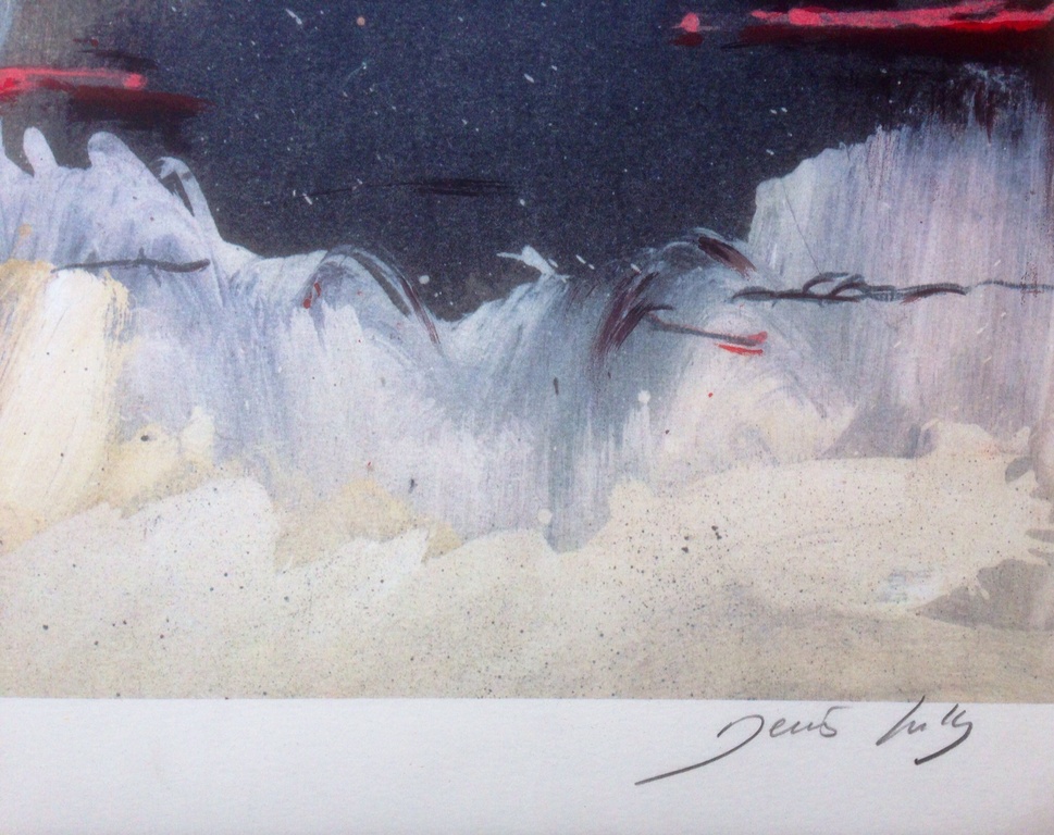 Denis jully, zeefdruk   Paysage kopen? Bied vanaf 1!