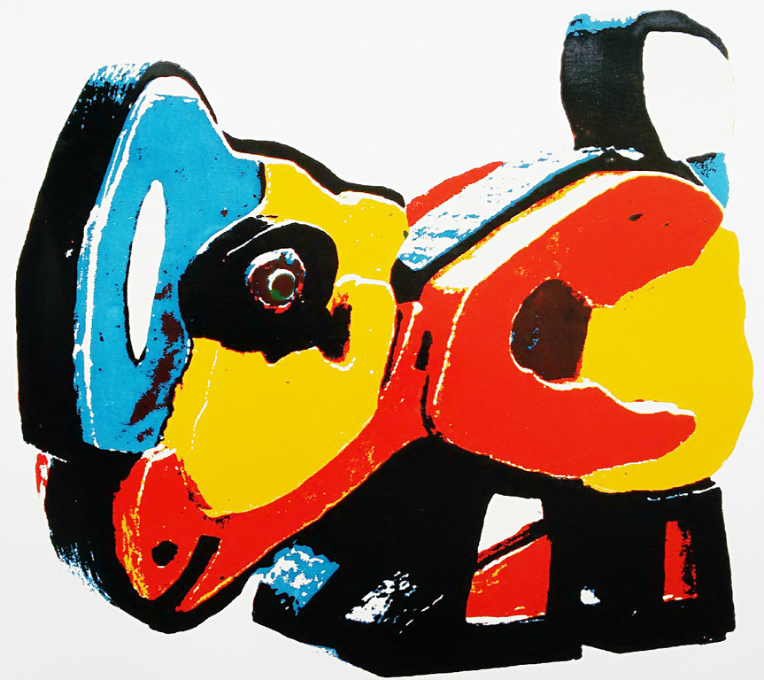 Karel Appel - De Kip, zeefdruk verkocht voor € 95!
