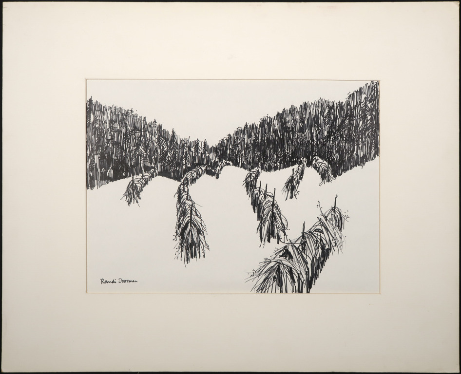 Randi Doorman: Stifttekening, Winterlandschap kopen? Bied vanaf 1!