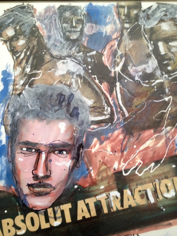 Herman Brood, mixed media, Absolut Atrraction kopen? Bied vanaf 900!